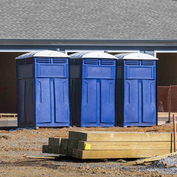 are there any restrictions on where i can place the portable restrooms during my rental period in Zephyrhills South FL
